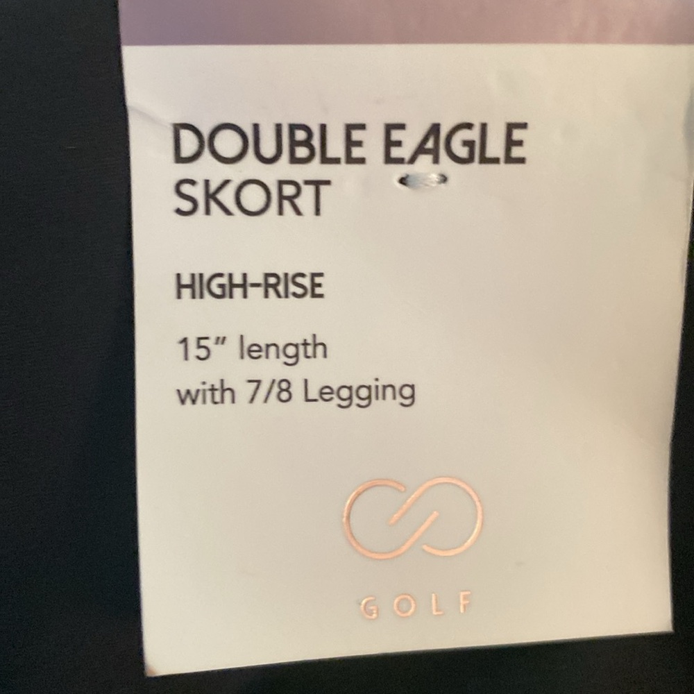 Calia NWT XS double Eagle SKORT high rise - Picture 4 of 9